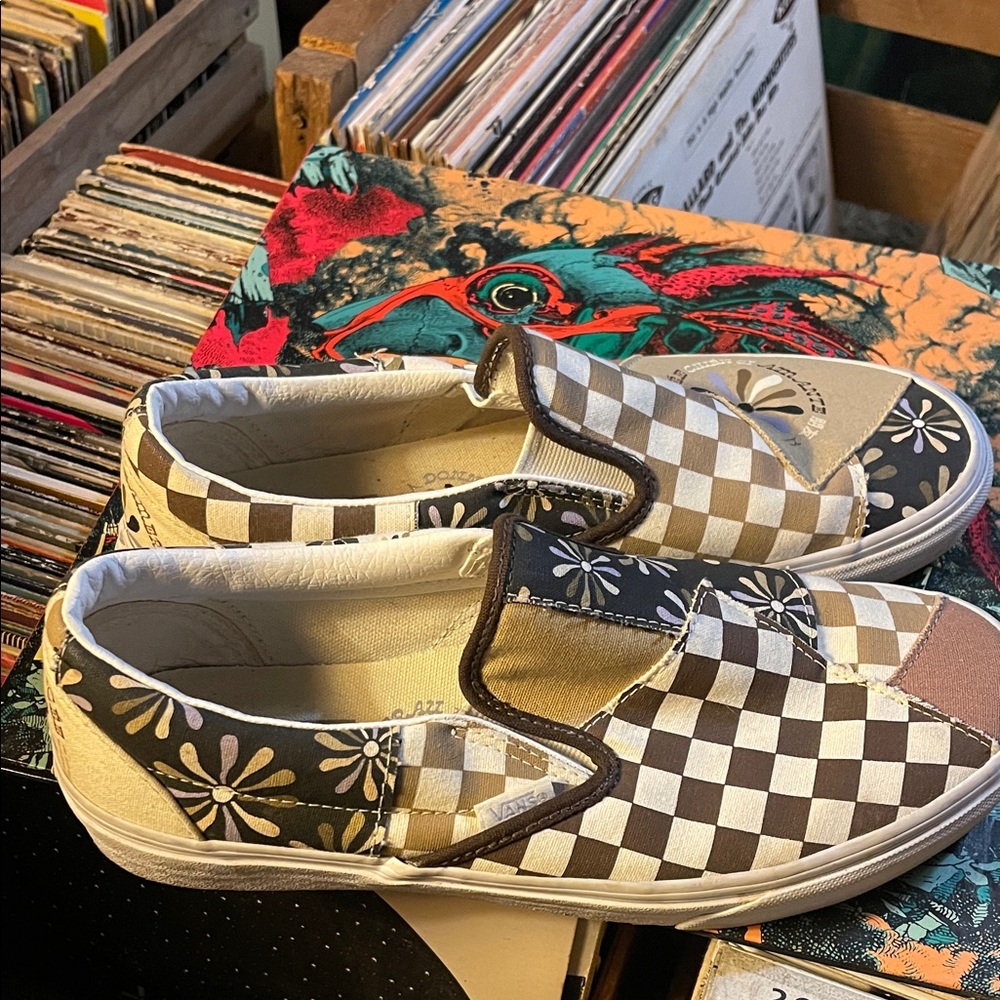 Vans Floral patchwork Slip-On Sneakers